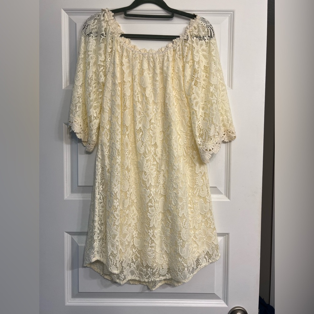Umgee Ivory Lace Dress - NWT